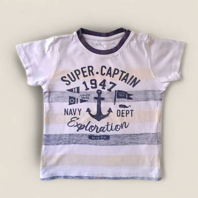 Tee-shirt manche courte Garçon, age 24 mois , marque GEMO