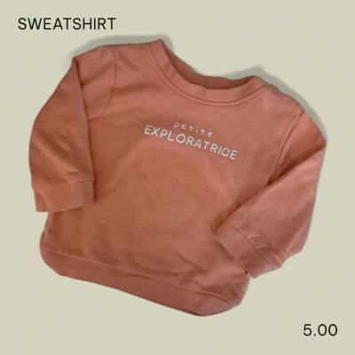Sweat-shirt  Fille, age 18 mois , marque KIABI