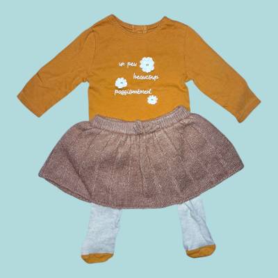 Ensemble Fille, age 1 mois , marque KIABI