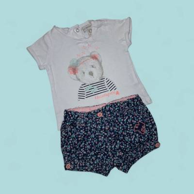 Ensemble Fille, age 3 mois , marque LULU CASTAGNETTES 