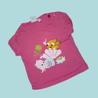 Tee-shirt manche courte Fille, age 3 mois , marque DISNEY 