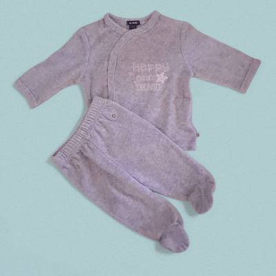 Pyjama hiver 2 pièces  Garçon, age 1 mois , marque KIABI