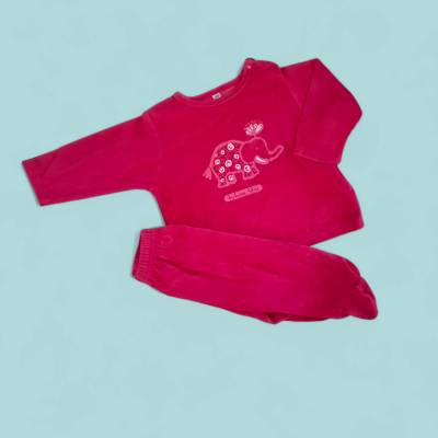 Pyjama hiver 2 pièces  Fille, age 6 mois 