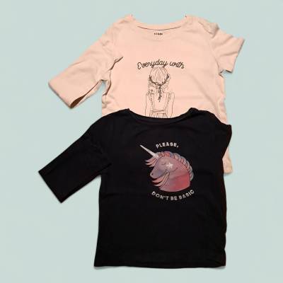 Lot tee-shirt  Fille, age 4 ans , marque KIABI