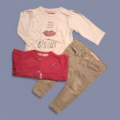 Ensemble Fille, age 6 mois , marque GEMO