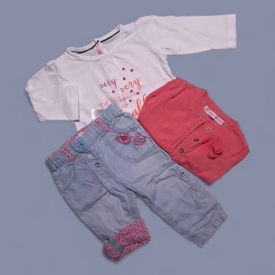 Ensemble Fille, age 6 mois , marque GEMO