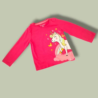 Tee-shirt manche longue Fille, age 18 mois , marque IN EXTENSO 