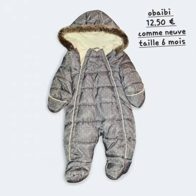 Combipilote Fille, age 6 mois , marque OBAIBI