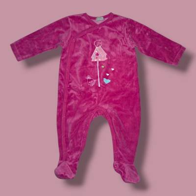 Pyjama hiver  Fille, age 9 mois , marque GRAIN DE BLé 