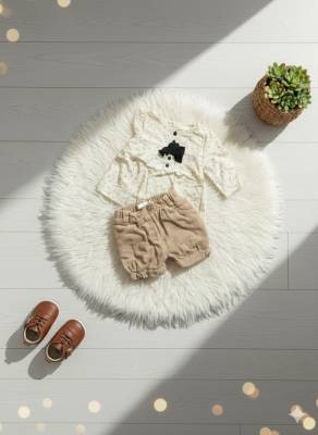 Ensemble Fille, age 3 mois , marque KITCHOUN 