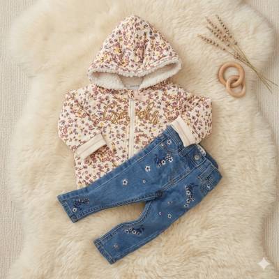 Ensemble Fille, age 6 mois , marque CREEKS 