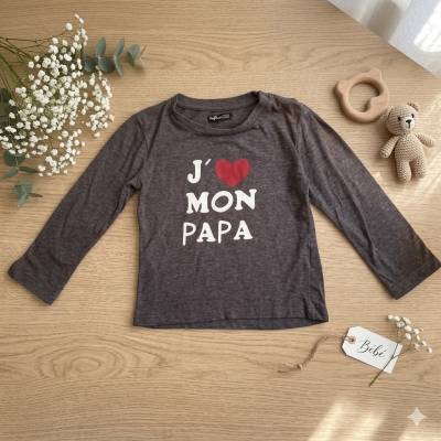 Tee-shirt manche longue Fille, age 24 mois 