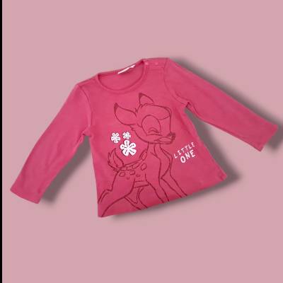 Tee-shirt manche longue Fille, age 24 mois , marque DISNEY