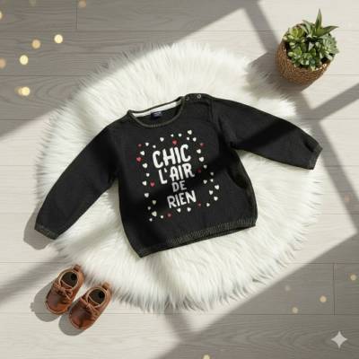 Pull Fille, age 24 mois , marque KIABI