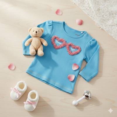 Tee-shirt manche longue Fille, age 3 mois , marque ORCHESTRA 